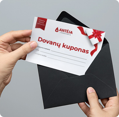 Dovanų kuponas pasirinktai sumai