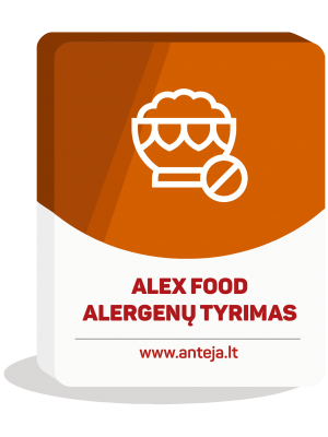 ALEX Food specifiniai IgE prieš 58 maisto alergenus