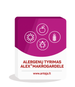 ALEX³  makrogardelės tyrimas, nustatant specifinius IgE prieš 300 alergenų