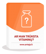 Ar man trūksta vitaminų?