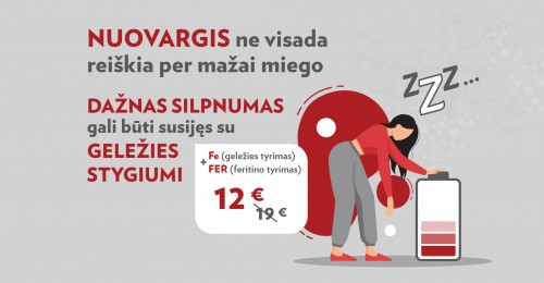 Nuovargis ne visada reiškia per mažai miego.