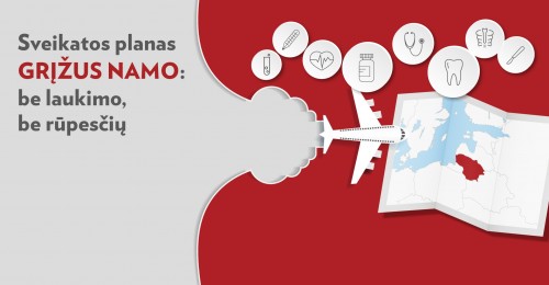 Sveikatos planas grįžus namo: be laukimo, be rūpesčių, visos sveikatos priežiūros paslaugos vienoje vietoje!