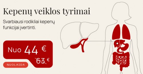 Tyrimai kepenų veiklai įvertinti
