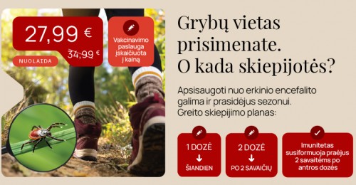 Skiepai nuo erkinio encefalito