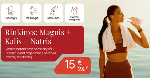 Rinkinys magnis + kalis + natris