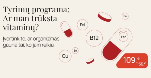Ar man trūksta vitaminų?