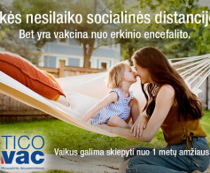 Nepamirškime apie erkių pernešamas ligas