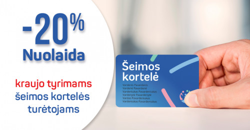 Nuolaida su šeimos kortele!