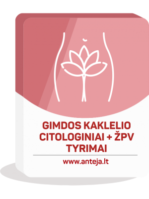 Gimdos kaklelio citologinis (PAP) tyrimas skystoje terpėje + ŽPV