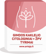Gimdos kaklelio citologinis (PAP) tyrimas skystoje terpėje + ŽPV