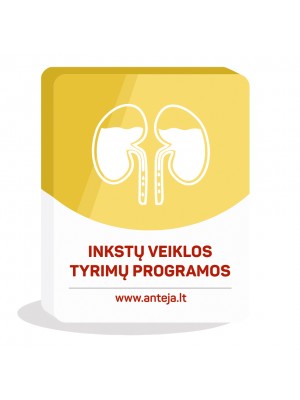 Inkstų veiklos tyrimų programos