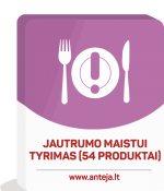 Jautrumo maistui tyrimų programos