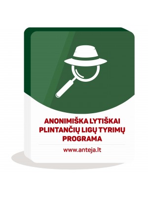 Lytiškai plintančių ligų tyrimų programa ANONIMIŠKAI (PGR tyrimai iš šlapimo) 