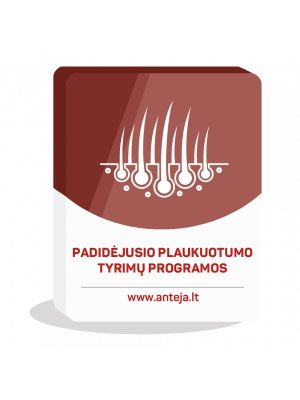 Padidėjusio plaukuotumo priežasčių nustatymo tyrimų programos