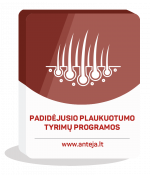 Padidėjusio plaukuotumo priežasčių nustatymo tyrimų programos