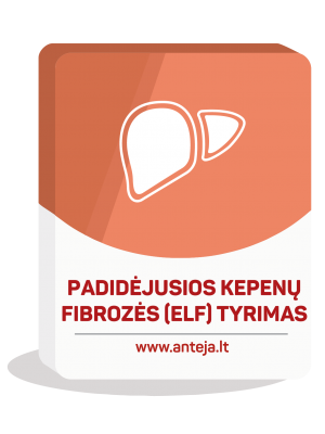 Padidėjusios kepenų fibrozės (ELF) tyrimas