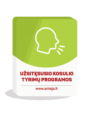 Užsitęsusio kosulio tyrimų programa