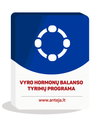 Vyro hormonų balanso tyrimų programos