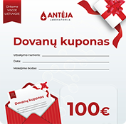 Dovanų kuponas pasirinktai sumai