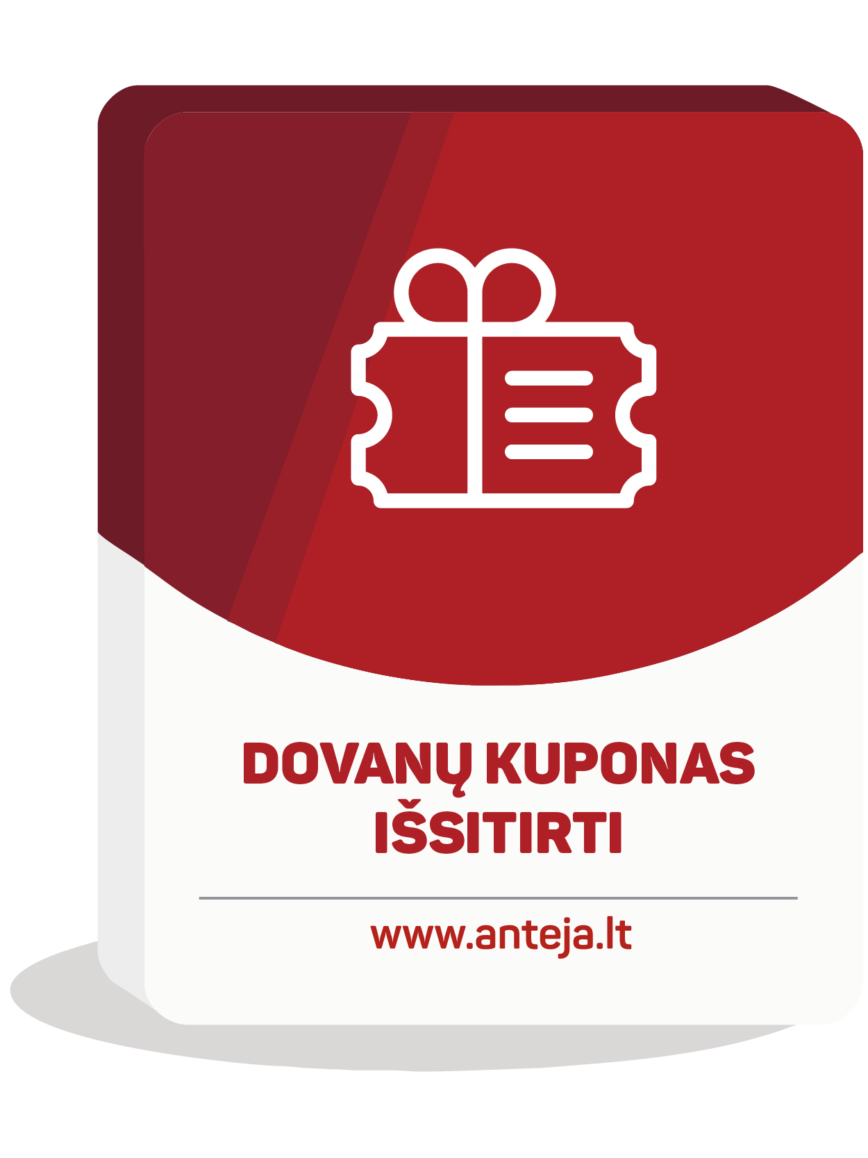 Dovanų kuponas pasirinktai sumai